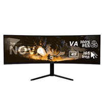 Arozzi Nova | 49 " | VA | 32:9 | 165 Hz | 4 ms | 5120 x 1440 pixels | 350 cd/m² | HDMI ports quantity 2 | Black|AZ-NO-49TUW165-BK