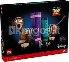 LEGO Disney 43301 Toy Story Slinky Dog knygų laikikliai
