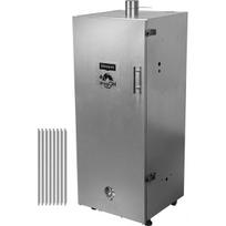 Metaline rūkykla su kaminu ir sklende ant ratų 220L 20–25kg 8 strypai 330386 Browin