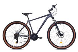 Kalnų dviratis Capriolo Oxygen 21HT, 29", pilkas/raudonas