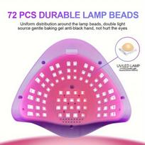 SUNX17MAX UV LED nagų lempa su mobiliuoju laikikliu.