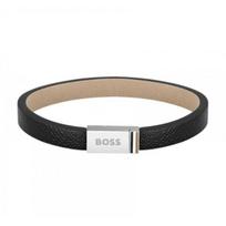 Boss Apyrankė Vyrams Plienas Ir Juoda Oda 1580336S