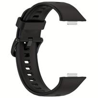 Sportiška silikoninė apyrankė Huawei Watch Fit 3, Juoda