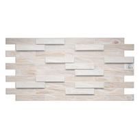 Walldone 3D PVC sienų plokštė Balintas ąžuolas - skandinaviško stiliaus dizainas (980 x 480 mm), 5 vnt. rinkinys