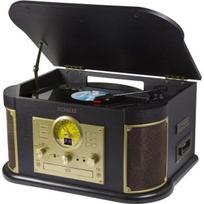 Platine Vinyle Retro All-in-One TECHNAXX TX-103 - Skaitmeninimo funkcija - Phono, kasetė, CD, USB, Bluetooth, SD, AUX–IN, FM radijas -