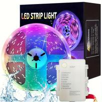Baterijomis maitinama RGB LED juosta