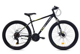 Kalnų dviratis Capriolo Oxygen 21D, 26", juodas/geltonas