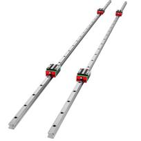 Linijinis bėgis su 4 pjovimo blokais CNC, 2X 15-1500mm