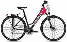 Dviratis Tabou Kinetic 4 W black-red-S / 17"