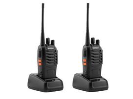 2x Racijos Baofeng BF-888S PMR su ausinėmis, didelio nuotolio