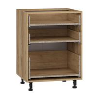 Virtuvinė spintelė VENTO D3S_H-60/82 su stalčiais Ąžuolas Craft