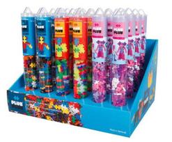 Plus Plus PLUS-PLUS DISPLAY TUBY BASIC/ GLITTER - 24 TUBY