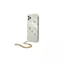 Guess Peony Chain dėklas iPhone 11 Pro telefonui, aukso spalvos