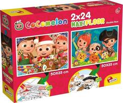 Dėlionė Lisciani LISCIAN COMMELON TWO- STRUNAL PUSZLE FLUX 2X24 EL DIENŲ STARTES FONG