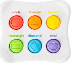Dėlionė Fat Brain Toys Sensorinis žaislas „Dimpl Duo“