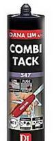 Dana Lim As „Combi Tack 547“, 290 ml – juodas, neutraliai kietėjantis vienkomponentis hibridinis hermetikas/klijai