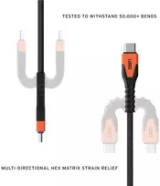 Urban Armor Gear UAG Rugged kabelis USB-C - Lightning 30W 1.5 m - oranžinis