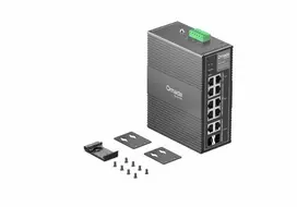 Šakotuvas TP-Link Omada 10 prievadų gigabito pramoninis lengvai valdomas komutatorius su 6 prievadų PoE+ ir 2 prievadų PoE++