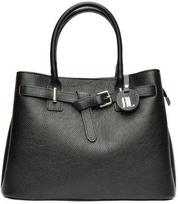 Anna Luchini Women's leather handbag AL117 Nero