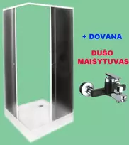 IŠPARDAVIMAS! Dušo kabina ZK90 FABRIC DOVANA dušo maišytuvas A1203