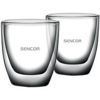 Dvigubo stiklo stiklinių rinkinys Sencor Espresso SGX 001, skaidri sp., 0.08 l