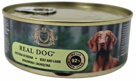 Šlapias šunų maistas Real Dog Super Premium Adult, ėriena/jautiena, 0.24 kg