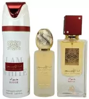 Lattafa Ana Abiyedh Rouge EDP rinkinys unisex (EDP 60 ml + Dezodorantas 200 ml + Hair Mist 50 ml)