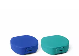 Pojemniki na przekąskę apvalus 2x360ml - 2 vnt Reef+Cobalt / Amuse