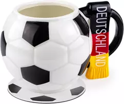 Sprintigo Didelis futbolo formos puodelis su 700 ml talpa ir silikonine padėkliuke