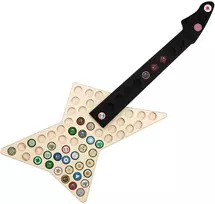 Froster Medinė gitaros formos butelių kamščių kolekcija, 69 vnt., sieninė
