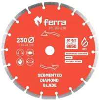 Ferra segmentinis deimantinis diskas sausam pjovimui, Ø230mm