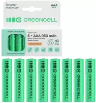 Green Cell Akumulatorki paluszki 8xaaa hr03 950mah