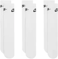 Kojinės Nike Everyday Elevated 3 pary balta IH8522 901 (38-42,5)