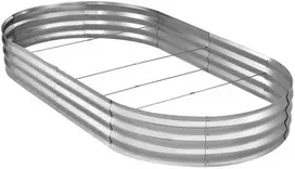 Vevor Cinkuota pakelta daržo lova 240 x 120 x 30 cm
