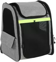 Aosom Išplečiamas šunų transportavimo dėžė, 33.5x28x42 cm, šviesiai pilkas, poliesteris