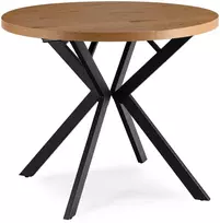 Stalas LUGO 90–190 cm, auksinis ąžuolas / juodas