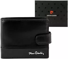 Vyriška odinė piniginė Pierre Cardin YS605 8825A juoda