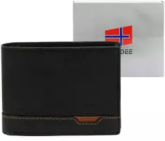 Odinė piniginė Nordee HJORT N992 juoda