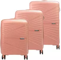 Kelioninis Lagaminas rožinis su ratukais Pierre Cardin