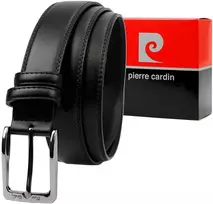 Vyriškas odinis diržas Pierre Cardin PARURE05 120 juodas