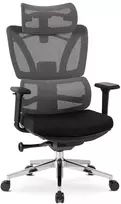 Ergonominė biuro pasukama kėdė DELSIN, juoda