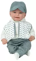 Arias lėlė berniukas juokiasi 45 cm
