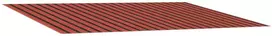 Markizės pakaitinis audinys Oranžinė ir ruda 350 x 200 cm