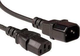 ACT AK5214 12m C14-Koppler C13-Koppler Schwarz Stromkabel - 1,2 m (AK5214)