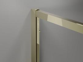 Mexen Exo stumdoma dušo kabina 115 x 70 cm, skaidri, auksinė - 8151-115-070-50-00
