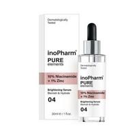Veido serumas su 10% grynų niacinamido elementų, InoPharm, 30 ml