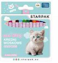 Vaško pieštukai Cuties Kitty, 12 spalvų