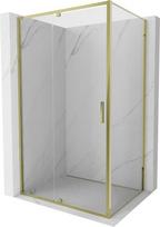 Mexen Exo vonia durų kabina 100 x 85 cm, skaidri, auksinė - 819-100-085-50-00