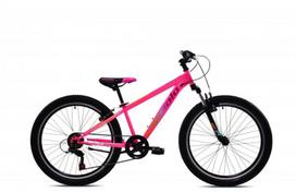 Kalnų dviratis Capriolo Oxygen 6V, 24", rožinis/mėlynas