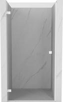 Mexen Lunar-B slankiojančios dušo durys kairės 70 cm, permatomos, baltos - 832-070-000-20-00-L